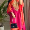 Kaftan pure silk 2 piece
