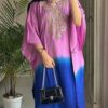 Kaftan pure silk 2 piece