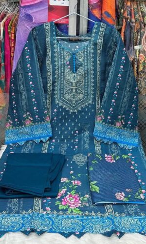 Cotton loan three piece