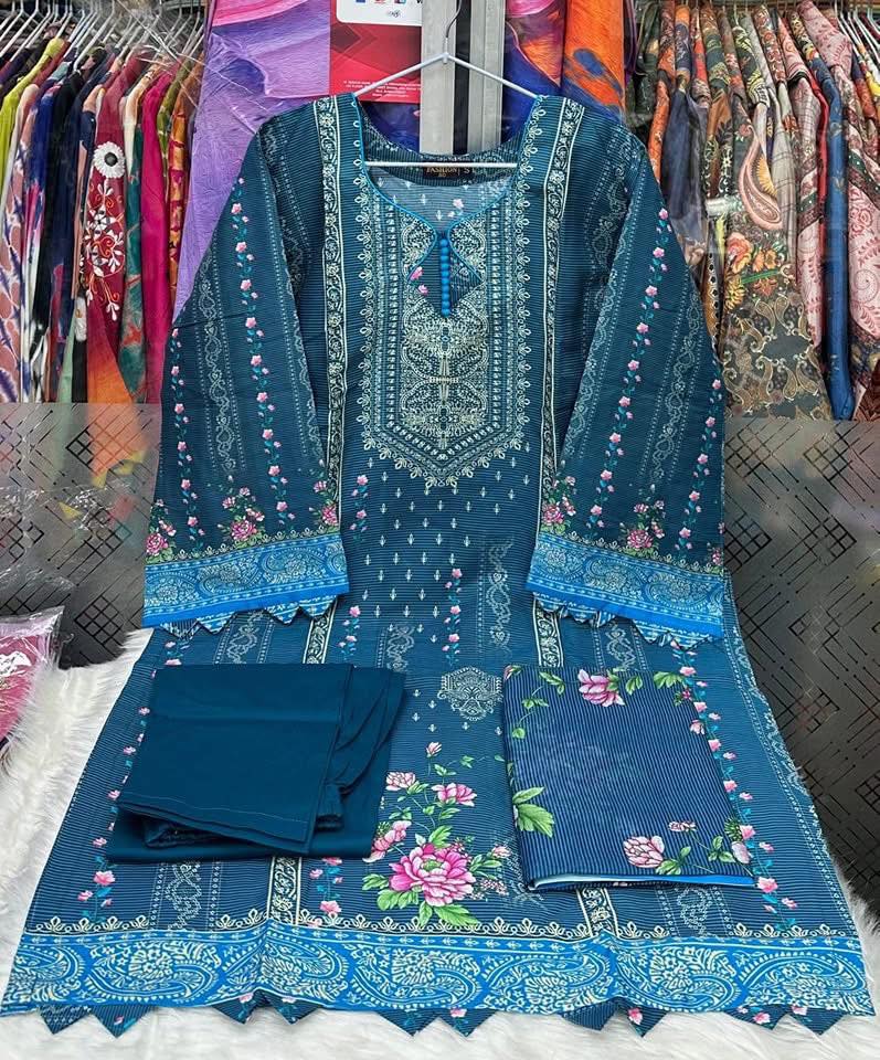 Cotton loan three piece