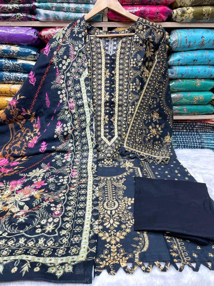 Cotton loan three piece