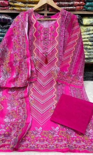 Cotton loan three piece