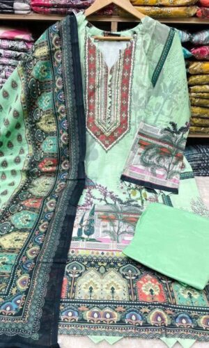 Cotton loan three piece