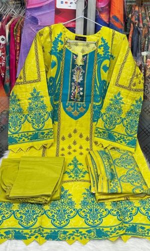 Cotton loan three piece