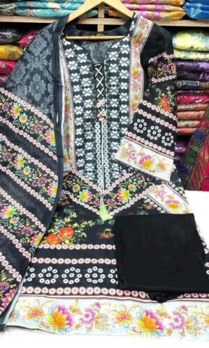 Cotton loan three piece