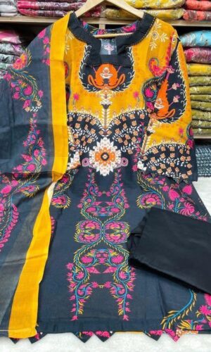 Cotton loan three piece