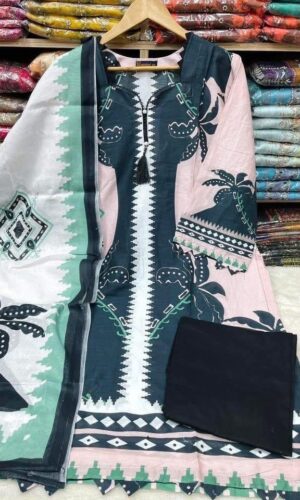 Cotton loan three piece