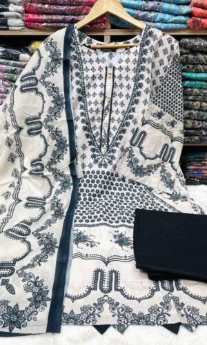 Cotton loan three piece