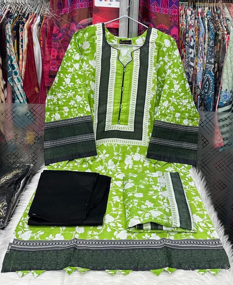 Cotton loan three piece