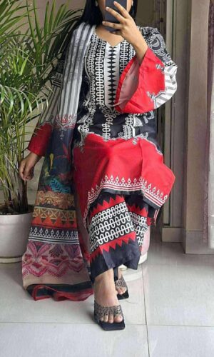 Dubai Silk Stitch Three Piece