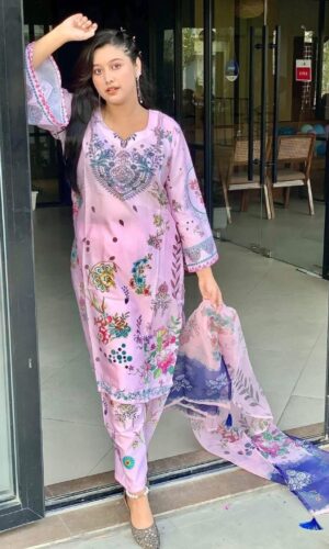 Dubai Silk Stitch Three Piece