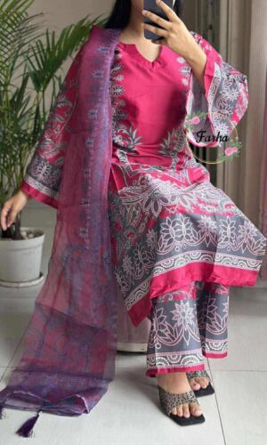 Dubai Silk Stitch Three Piece