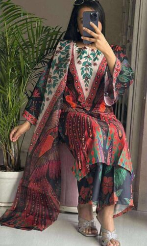 Dubai Silk Stitch Three Piece