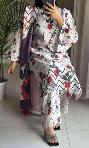 Dubai Silk Stitch Three Piece