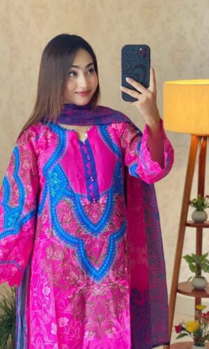 Alternative view of Cotton loan three piece